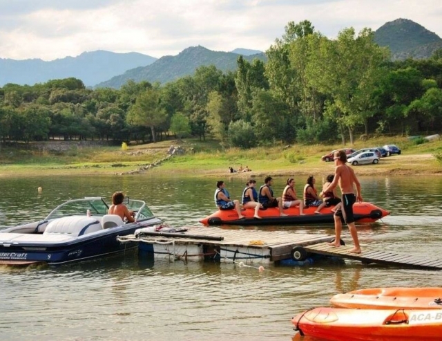 Embarcadero en el pantano